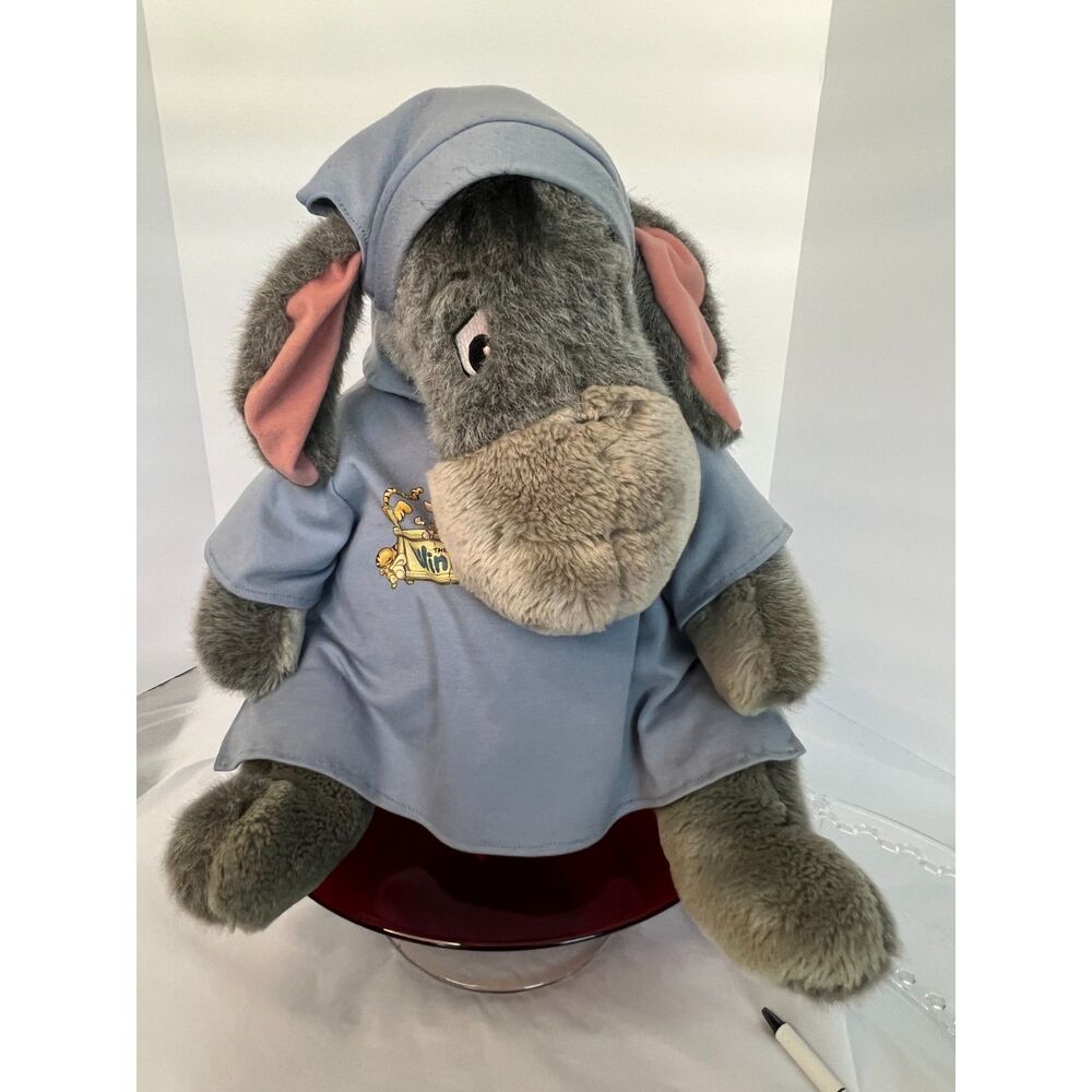 Eeyore 15" Plush Night Shirt & Cap Disneyland Parks
